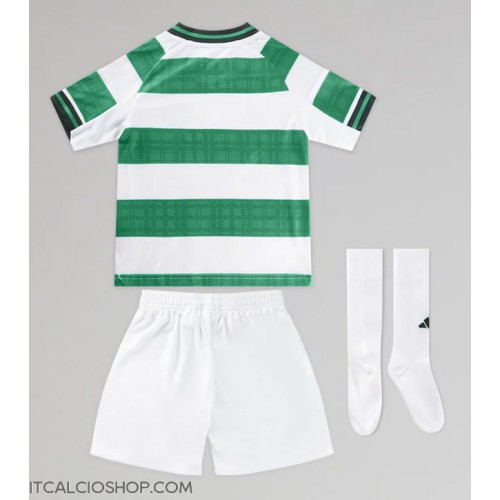 Celtic Prima Maglia Bambino 2025-26 Manica Corta (+ Pantaloni corti)